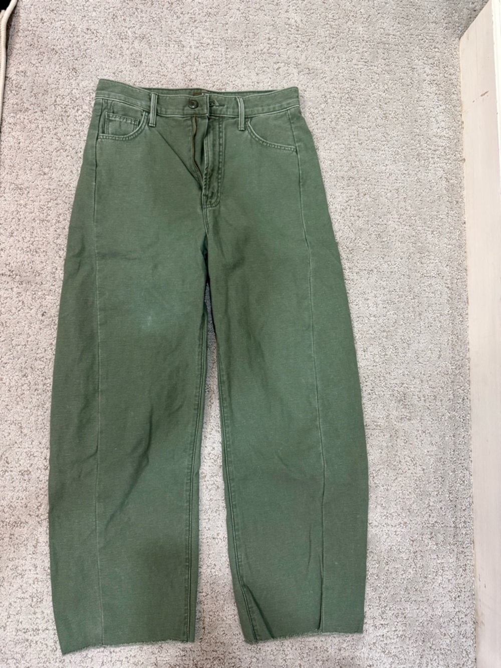 Mother Olive Green Jeans